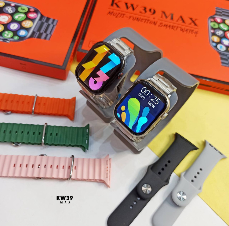 ساعت هوشمند مدل Kw39Max,به همراه ۷بند،smart watch kw39max