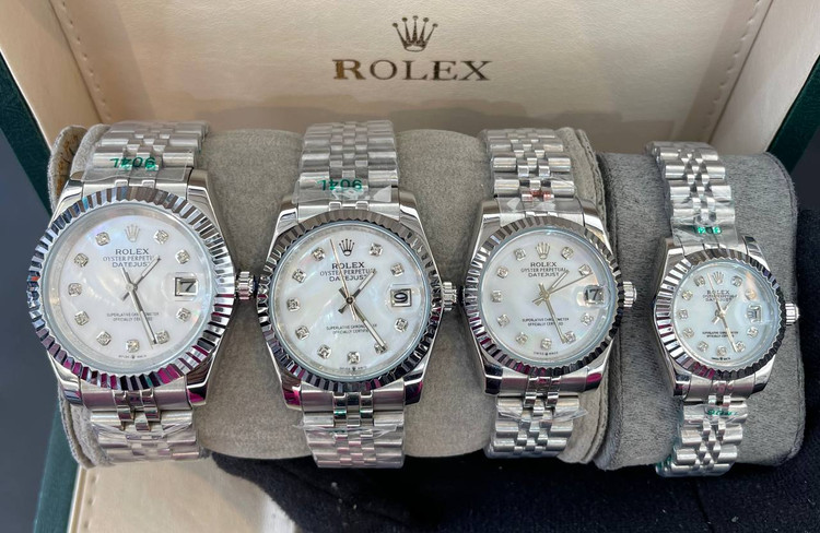 ست ساعت عروس و داماد Rolex، ساعت مچی زنانه ومردانه رولکس در چهار سایز