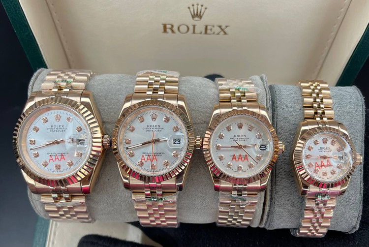 ست ساعت عروس و داماد Rolex، ساعت مچی زنانه ومردانه رولکس در چهار سایز