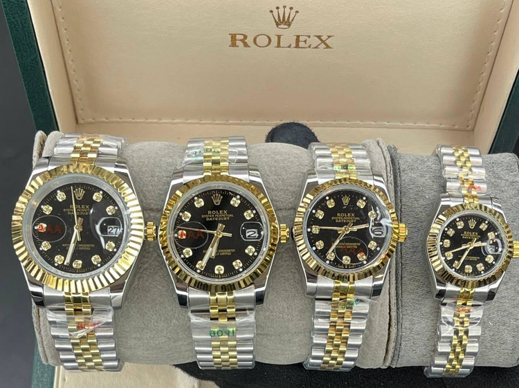 ست ساعت زنانه و مردانه رولکس اصلی، ساعت مچی رولکس اصلی دیت جاست Rolex det jast