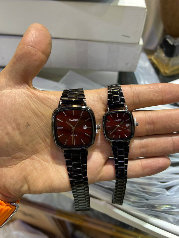 ساعت ست مردانه و زنانه کاسیو، ست ساعت مچی عروس و داماد کاسیو، ساعت مچی casio
