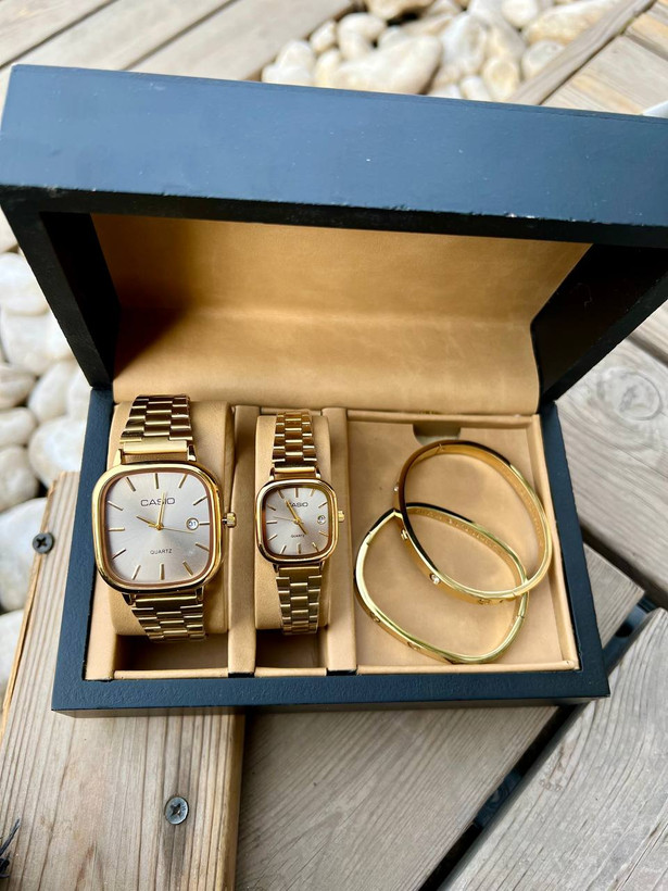 ساعت ست مردانه و زنانه کاسیو، ست ساعت مچی عروس و داماد کاسیو، ساعت مچی casio