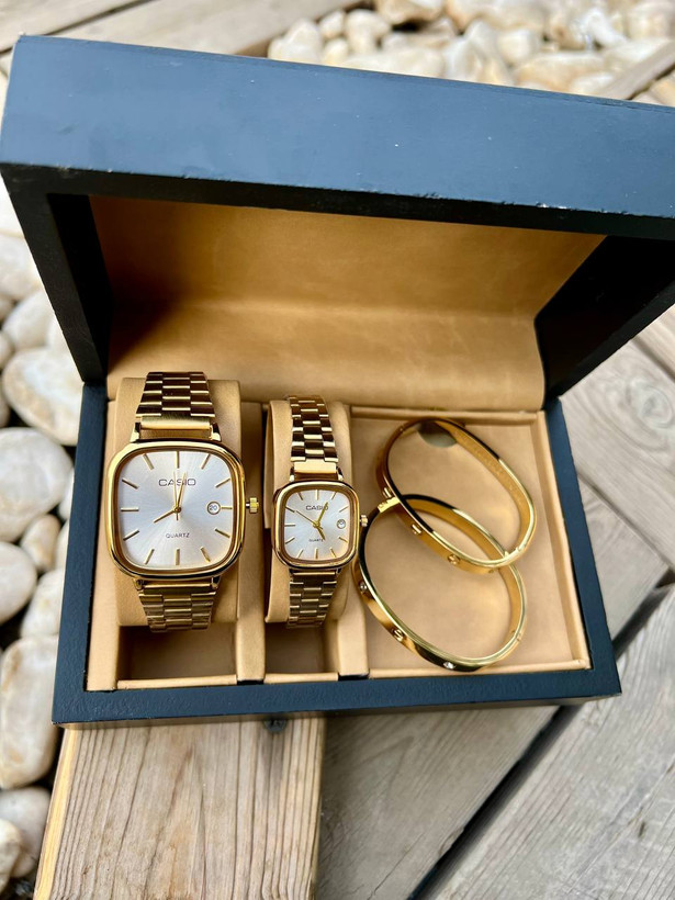 ساعت ست مردانه و زنانه کاسیو، ست ساعت مچی عروس و داماد کاسیو، ساعت مچی casio