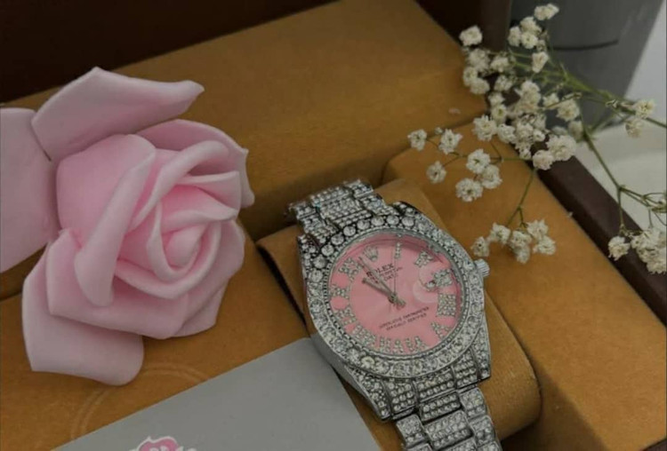 ساعت فول نگین رولکس اصلی، ساعت نگین دار Rolex کیفیت عالی