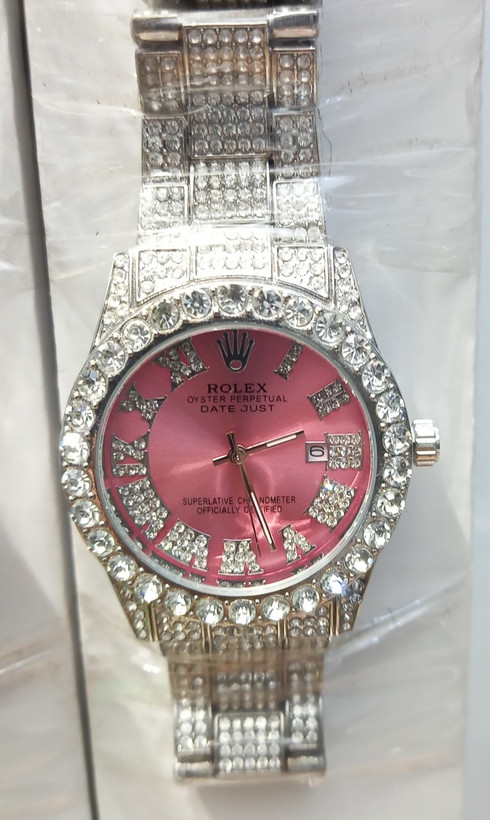 ساعت فول نگین رولکس اصلی، ساعت نگین دار Rolex کیفیت عالی
