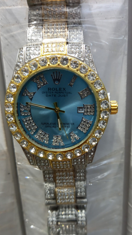 ساعت فول نگین رولکس اصلی، ساعت نگین دار Rolex کیفیت عالی