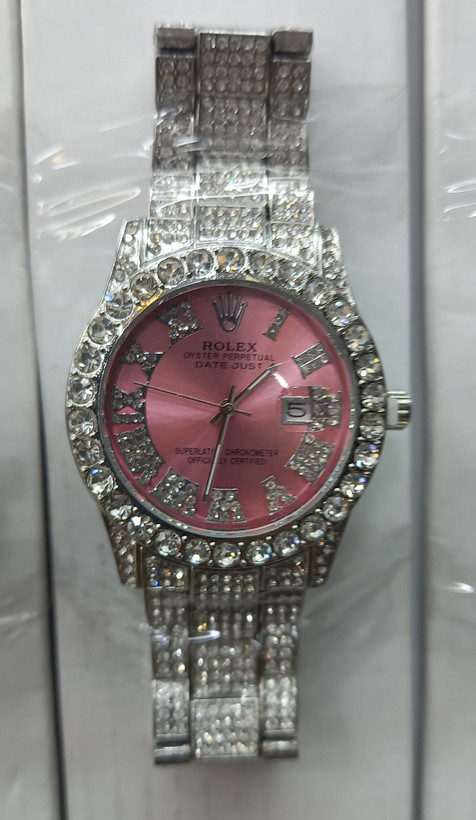 ساعت فول نگین رولکس اصلی، ساعت نگین دار Rolex کیفیت عالی