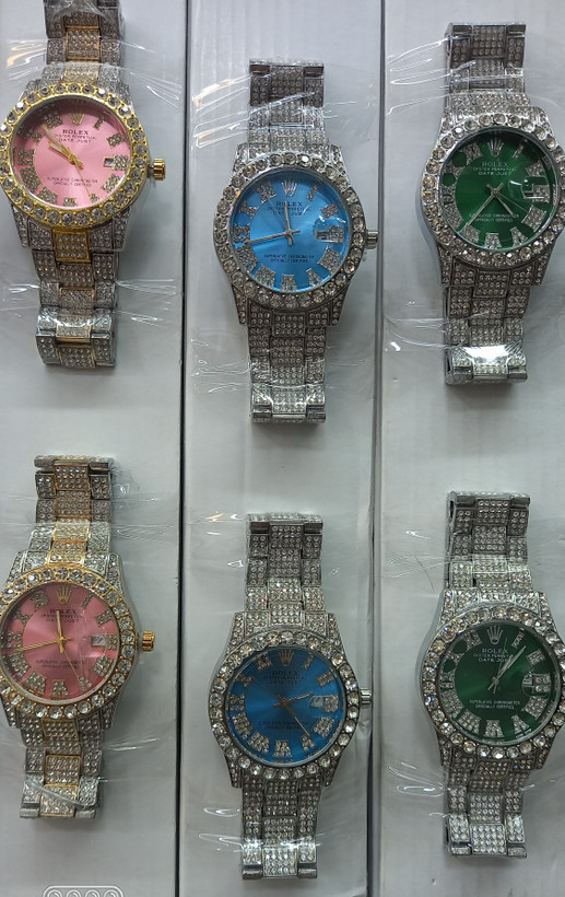 ساعت فول نگین رولکس اصلی، ساعت نگین دار Rolex کیفیت عالی