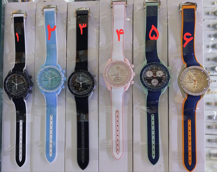 ساعت امگا سواچ کرنوگراف سه موتور فعال، ساعت مچیomegaswatch