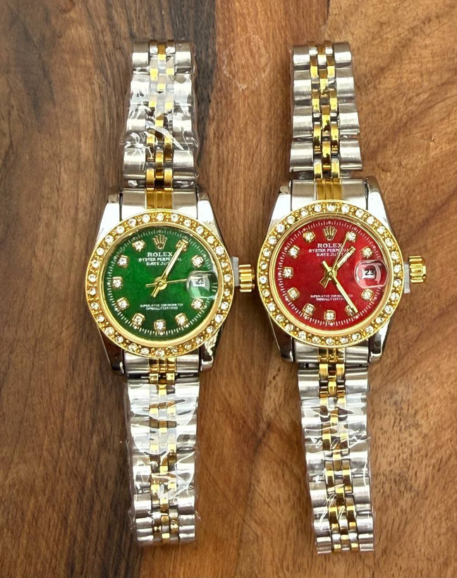 ساعت مچی رولکس دور نگین زنانه، ساعت زنانه رولکس Rolex
