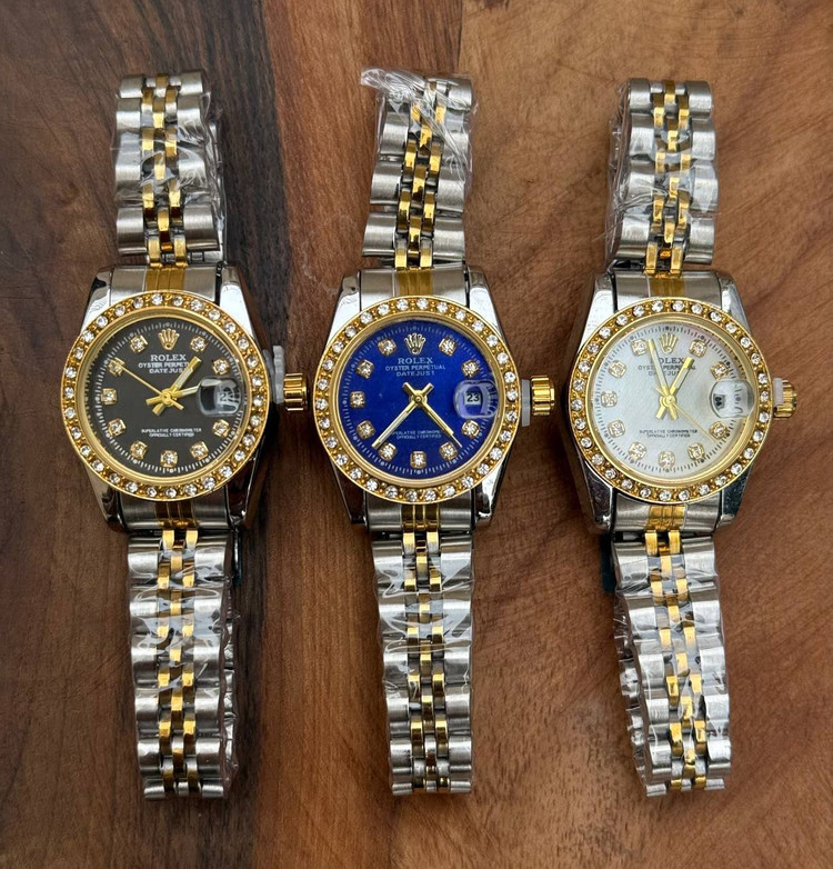 ساعت مچی رولکس دور نگین زنانه، ساعت زنانه رولکس Rolex