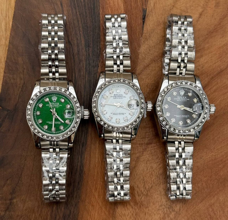 ساعت مچی رولکس دور نگین زنانه، ساعت زنانه رولکس Rolex