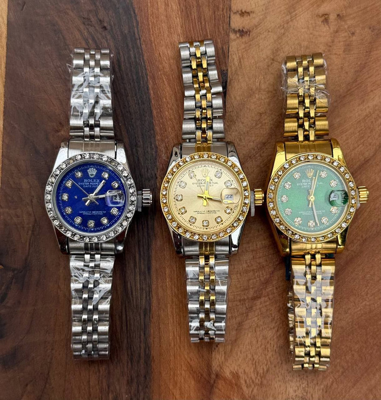 ساعت مچی رولکس دور نگین زنانه، ساعت زنانه رولکس Rolex