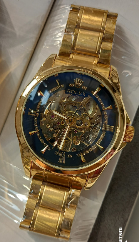 ساعت مچی مردانه اتومات رولکس پشت شیشهای قلب باز، ساعت اتومات مردانه Rolex