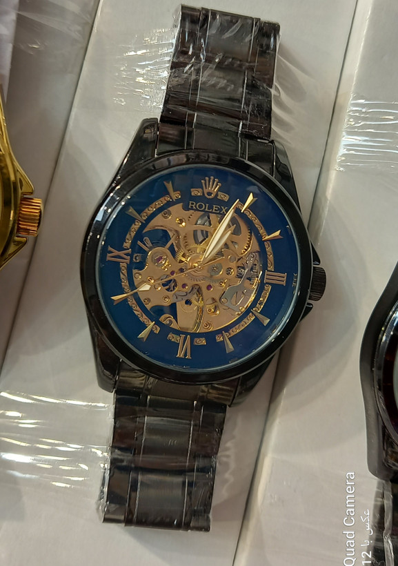ساعت مچی مردانه اتومات رولکس پشت شیشهای قلب باز، ساعت اتومات مردانه Rolex
