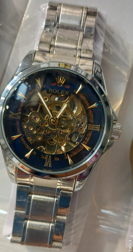 ساعت مچی مردانه اتومات رولکس پشت شیشهای قلب باز، ساعت اتومات مردانه Rolex