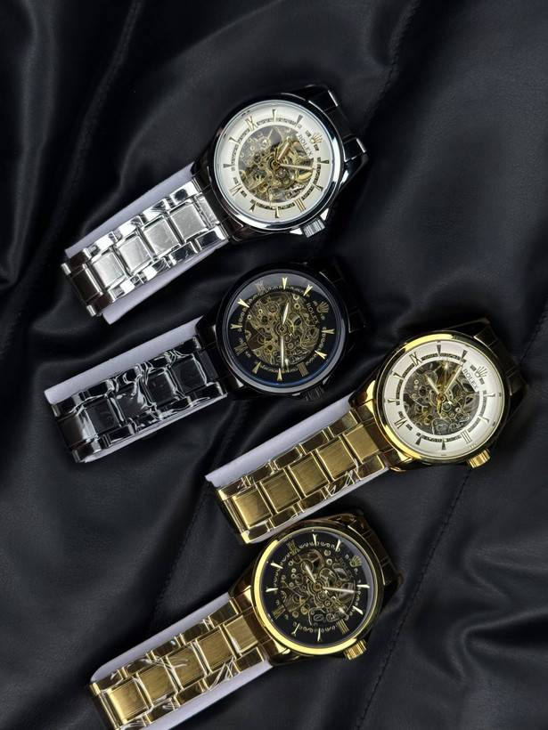 ساعت مچی مردانه اتومات رولکس پشت شیشهای قلب باز، ساعت اتومات مردانه Rolex
