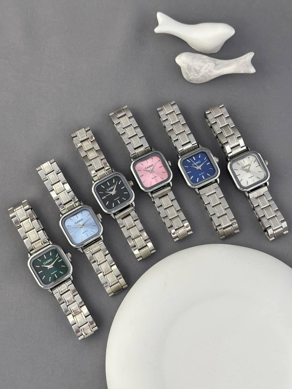 ساعت مچی زنانه کاسیو مربع استیل، ساعت زنانه Casio