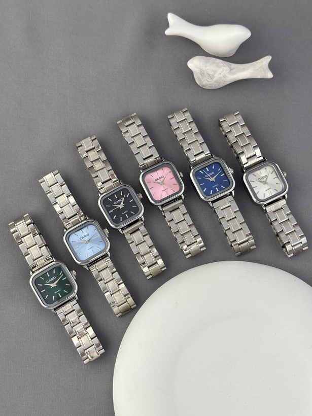 ساعت مچی زنانه کاسیو مربع استیل، ساعت زنانه Casio