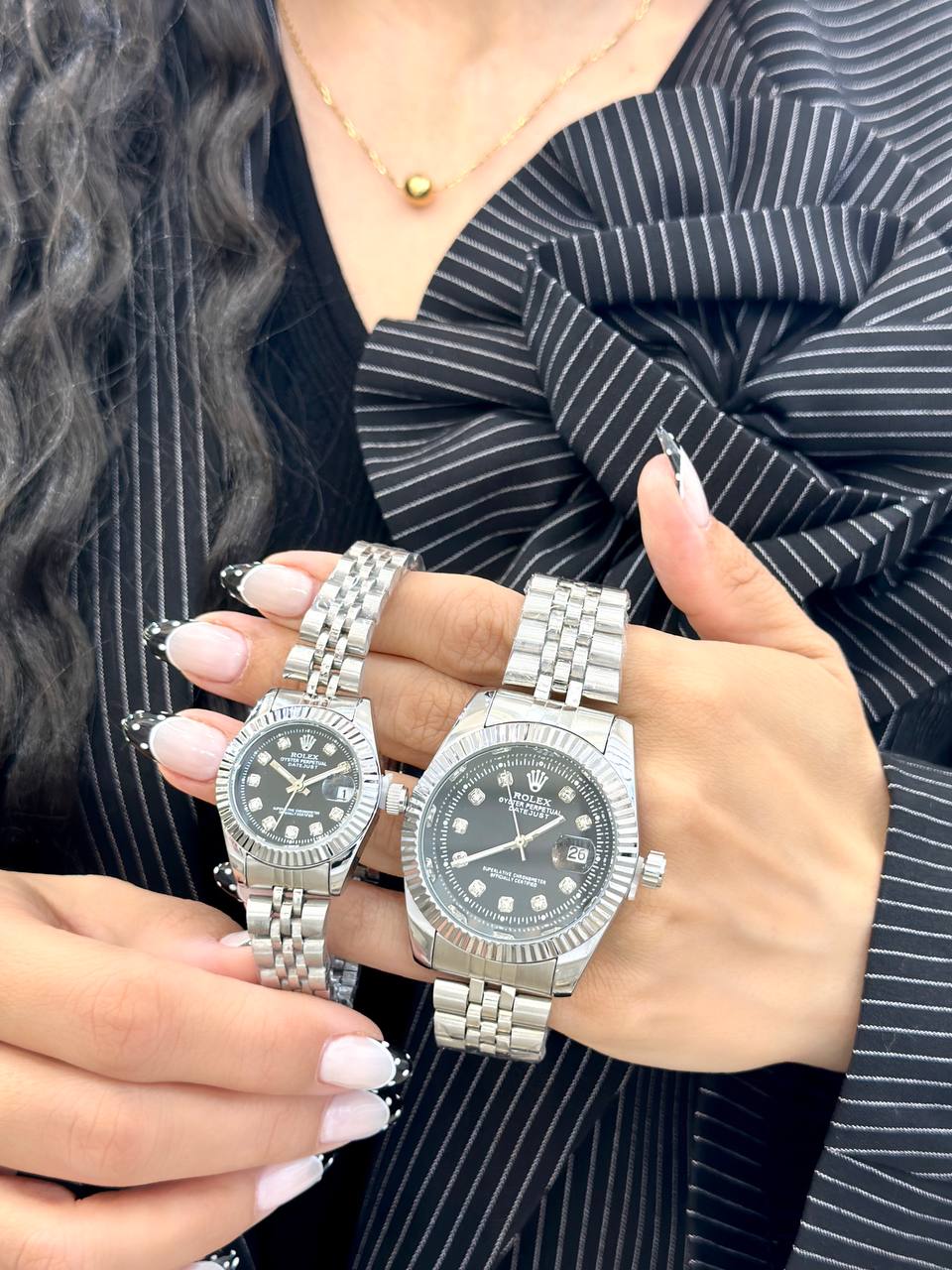 ست ساعت زنانه و مردانه رولکس دیجاست  ساعت مچی زنانه ومردانه Rolex