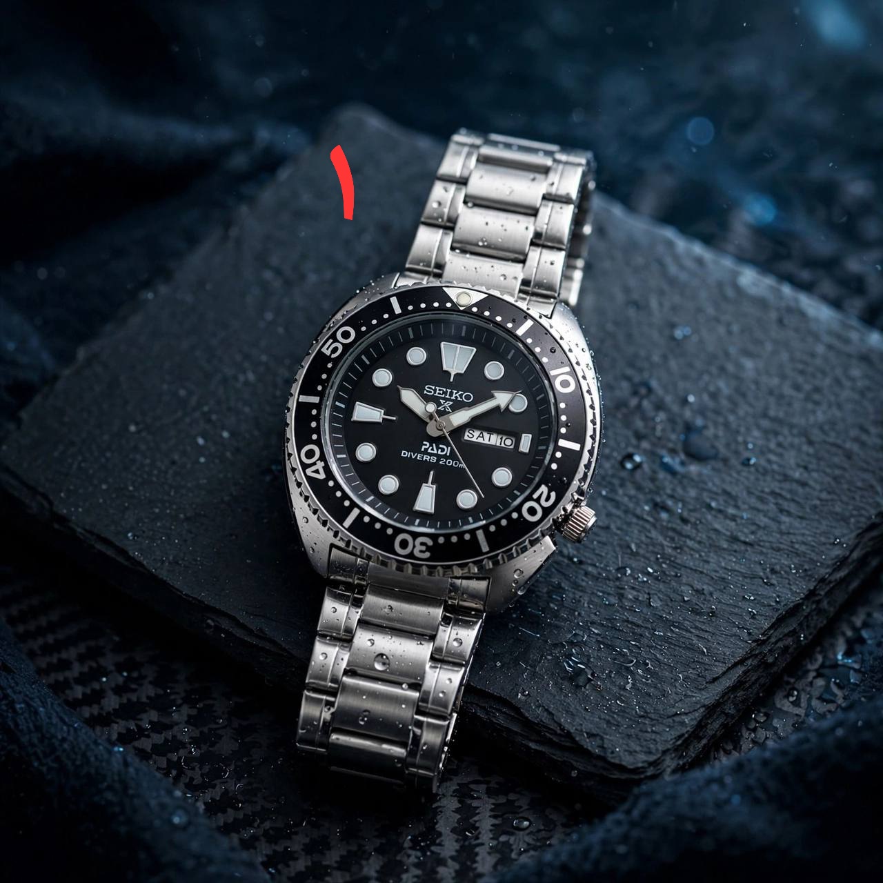 ساعت مچی مردانه سیکو غواصی بند استیل  SEIKO