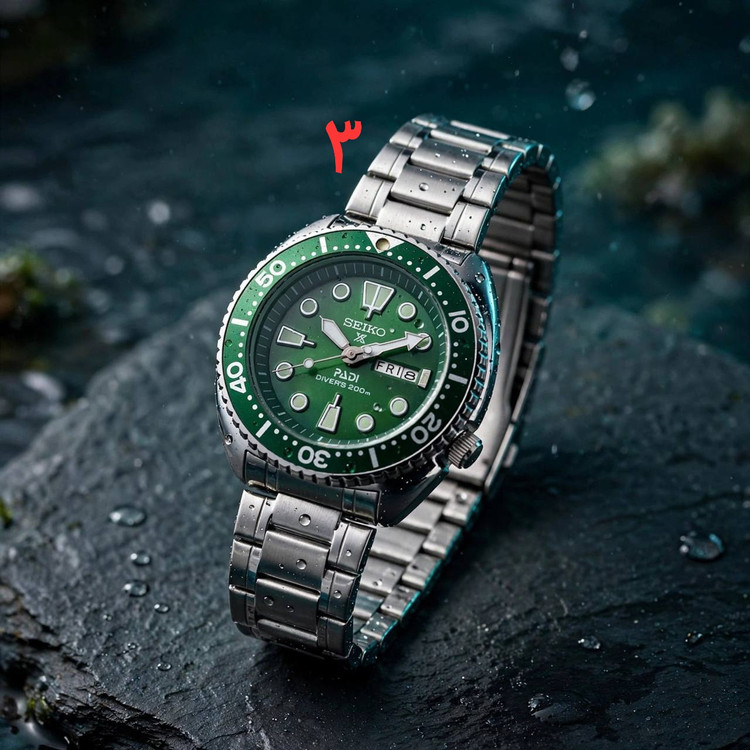 ساعت مچی مردانه سیکو غواصی بند استیل SEIKO