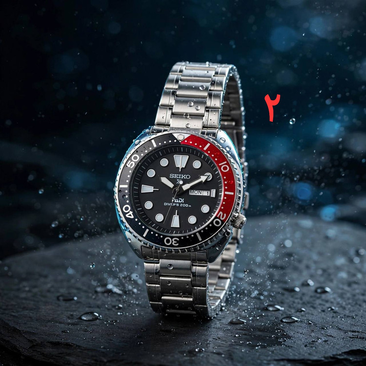 ساعت مچی مردانه سیکو غواصی بند استیل SEIKO