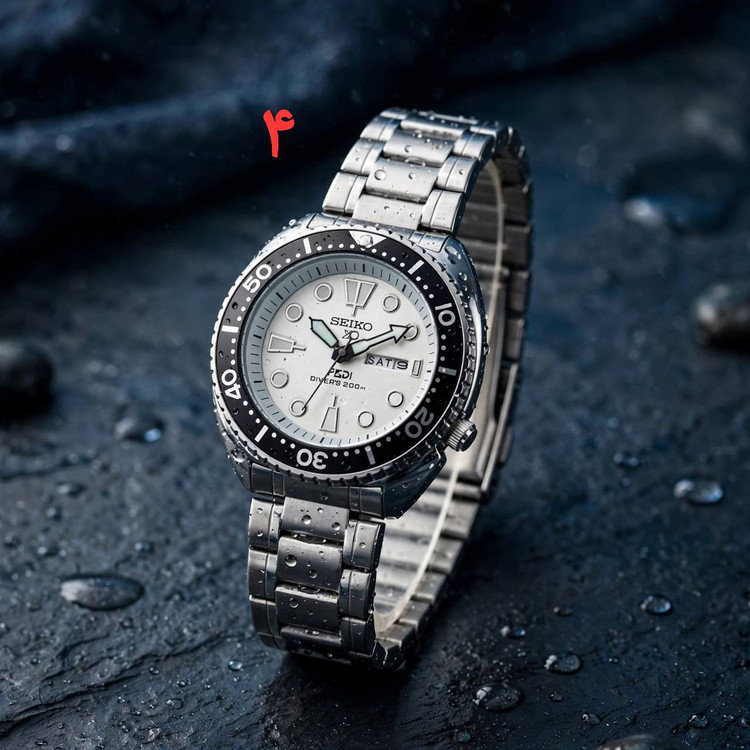 ساعت مچی مردانه سیکو غواصی بند استیل SEIKO